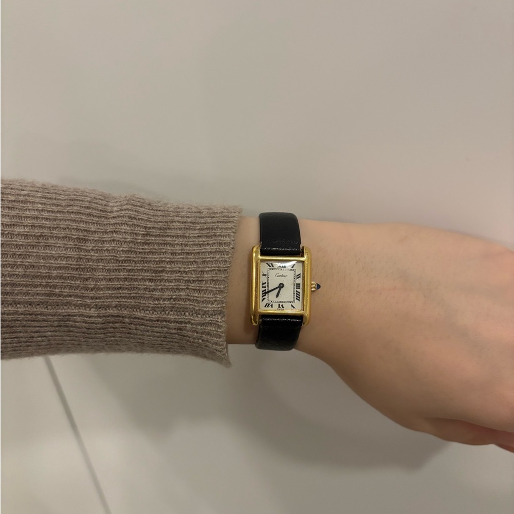 Cartier Vintage Tank Watch 18k electroplated